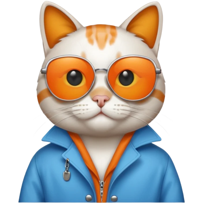 Cat wearing sunglasses emoji