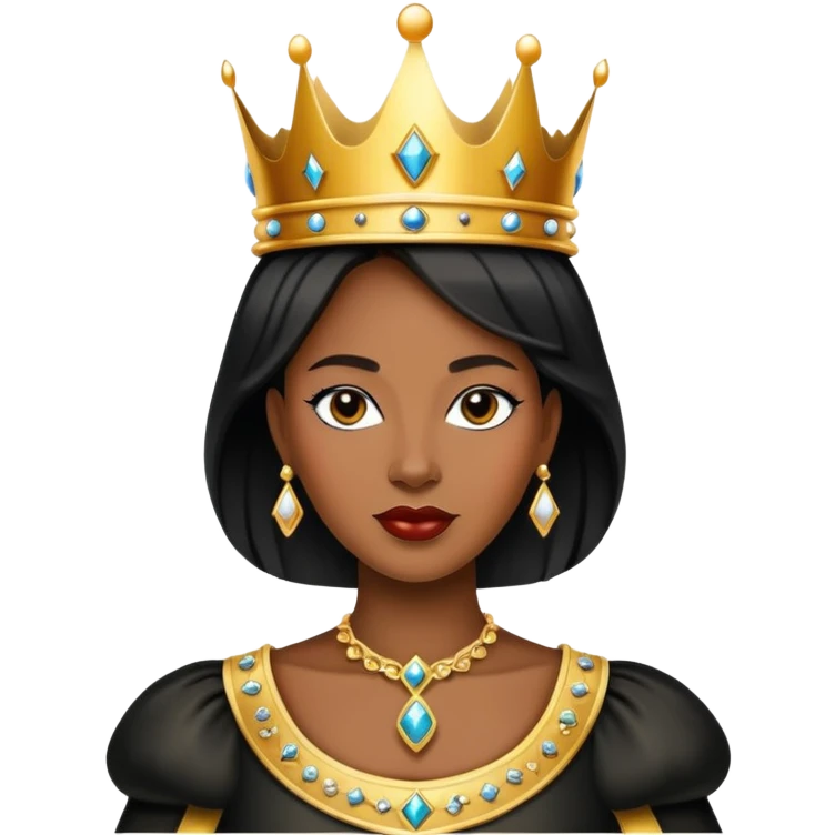 Black queen emoji
