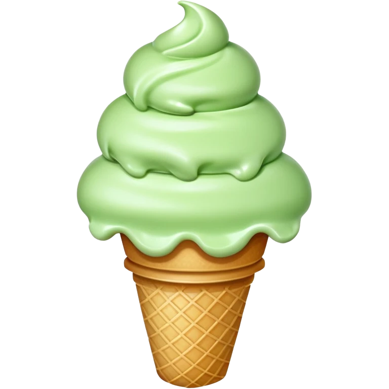 Helado verde emoji