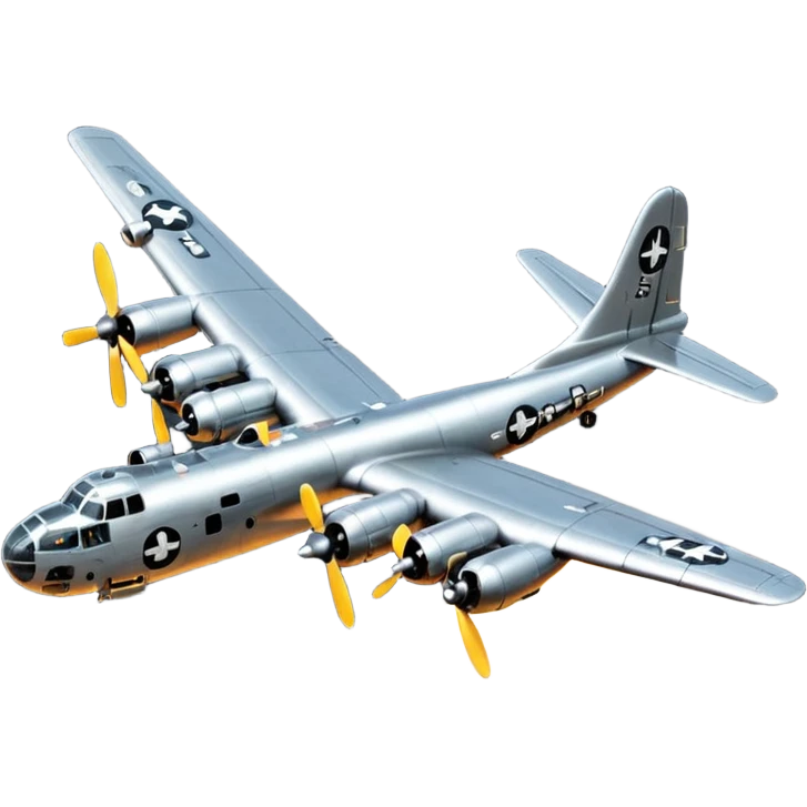 B-29 Superfortress dropping boms emoji