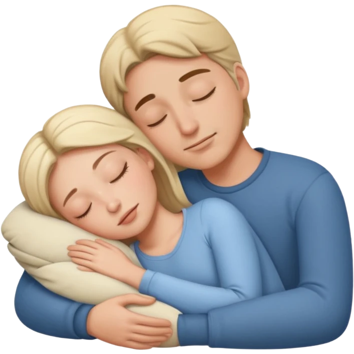 sleeping couple emoji