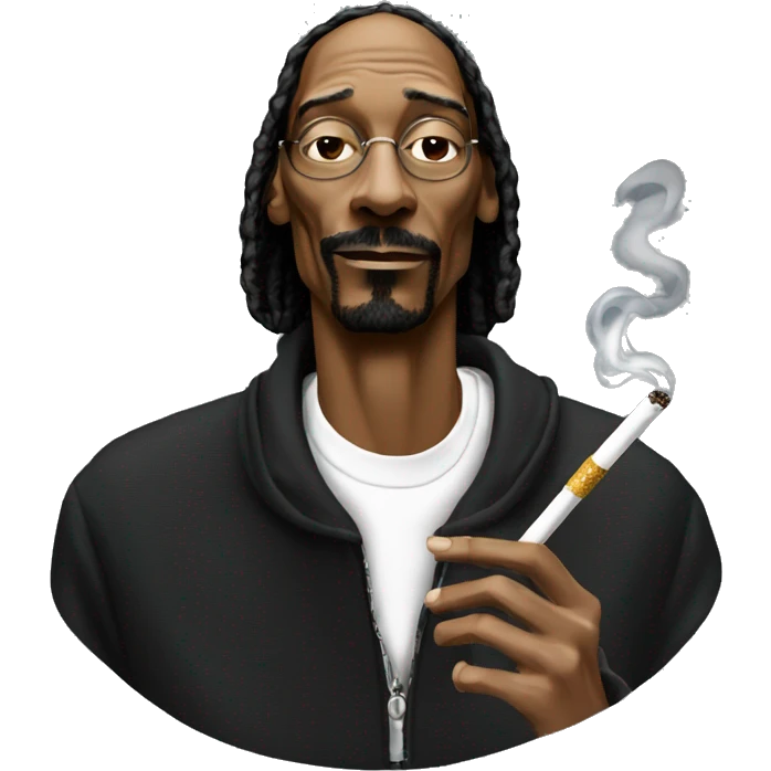 Snoop Dogg smoking a cigarette  emoji