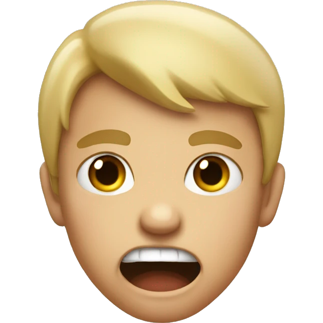 Angry child pointing at their parents emoji