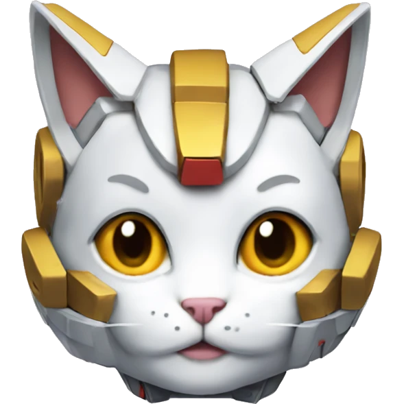 Gundam with Cat ears emoji