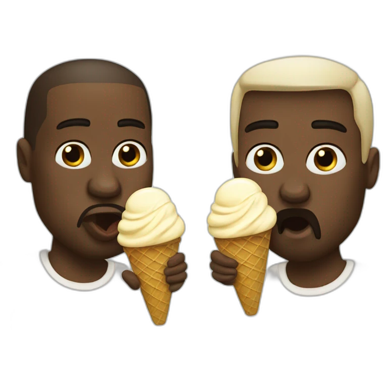 kanye-west-eating-ice-cream emoji