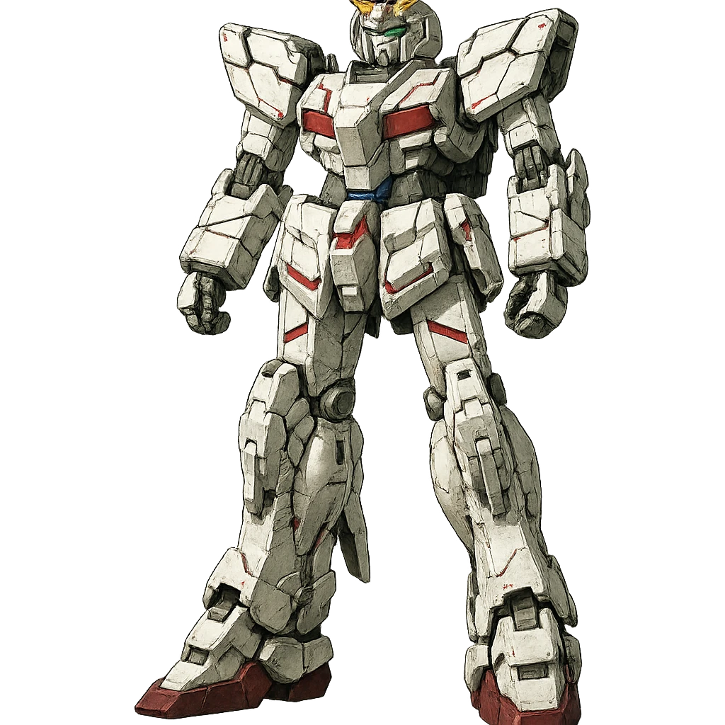 Full-height Gundam RX-0 Unicorn emoji