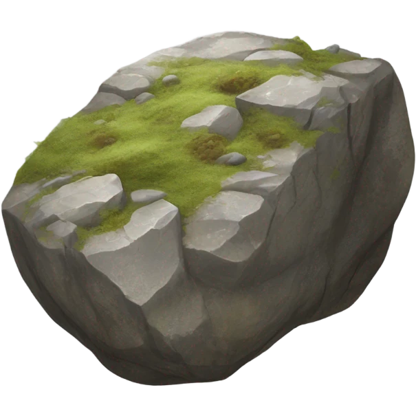 The rock emoji