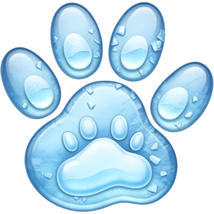 🐾🧊 emoji