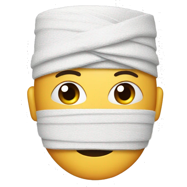 bandage on head emoji