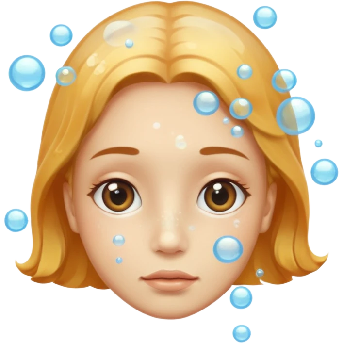 Underwater face emoji