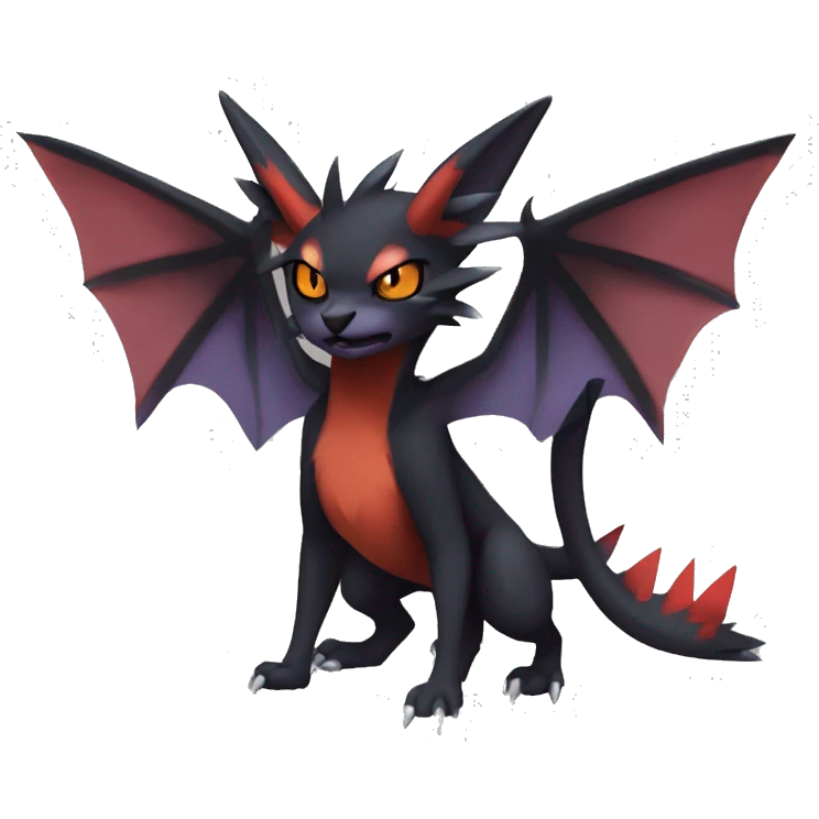 Edgy Noivern-Litten-Zorua full body emoji