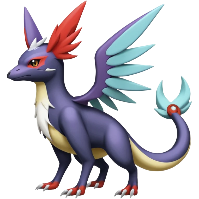  Nargacuga-Latias-Umbreon-Noibat-Noivern-Silvally-Pokémon-Fakémon-fusion (full body) emoji