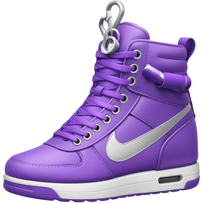 purple sneakers air compressor emoji