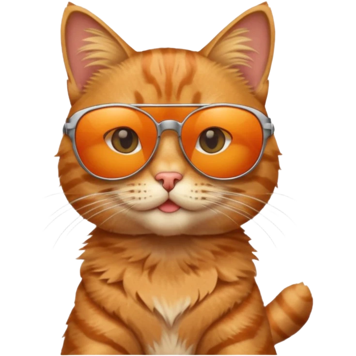 Cat wearing sunglasses emoji