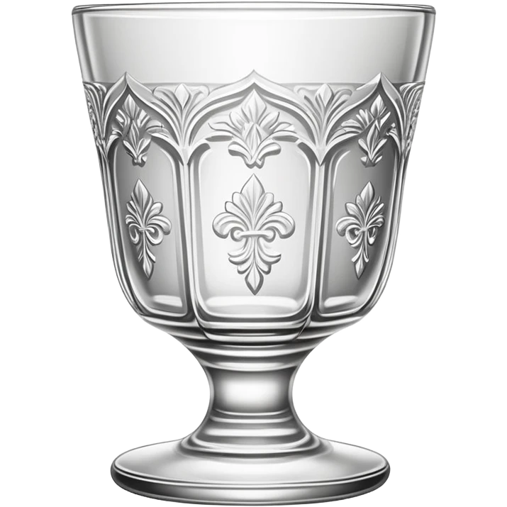 Vintage drinking glass emoji