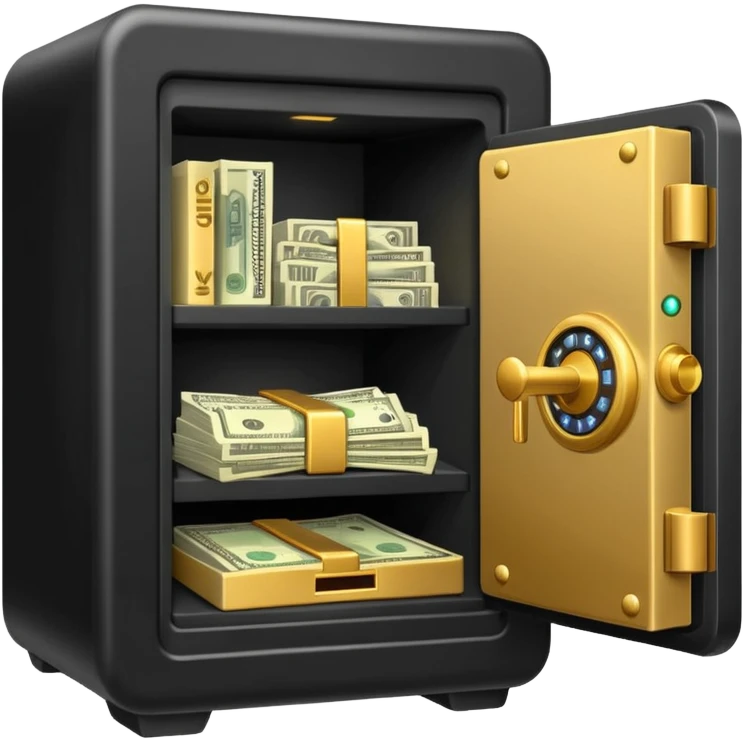 open filled cash money wifi vault emoji