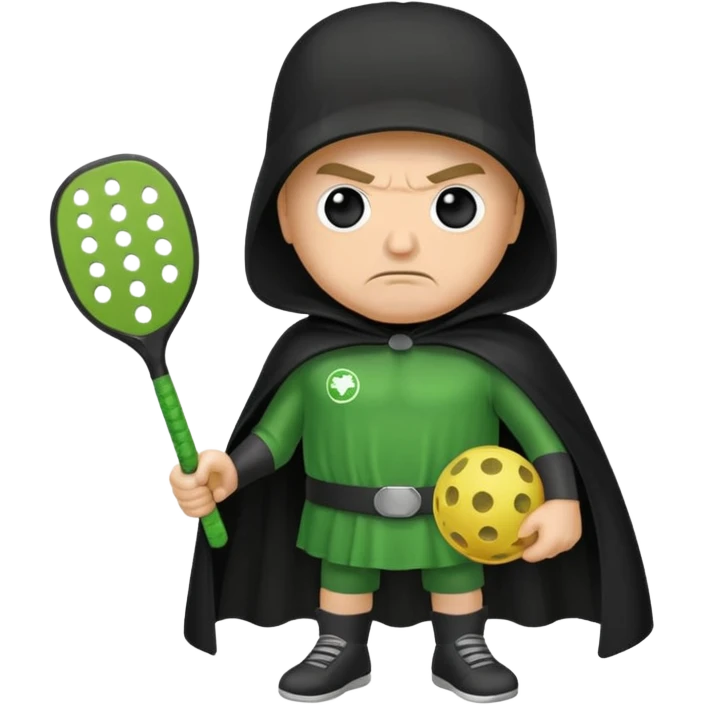 Darth pickleball emoji