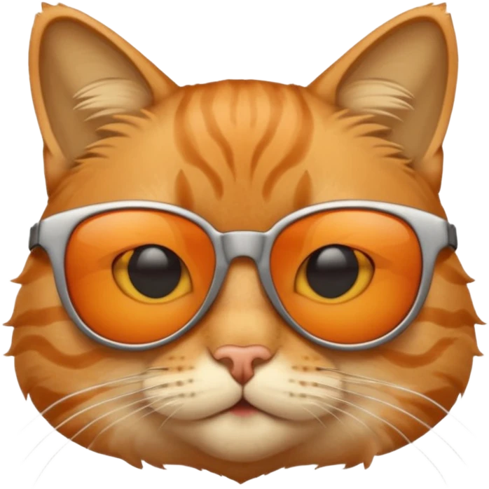 Cat wearing sunglasses emoji