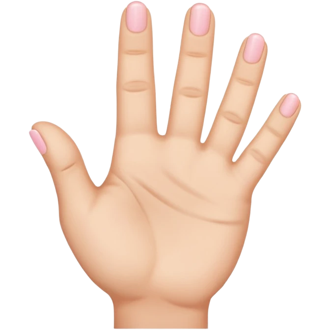 pinki promise 1 hand emoji