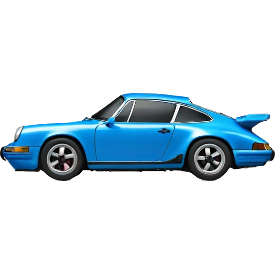 Blue 911 Porsche  emoji