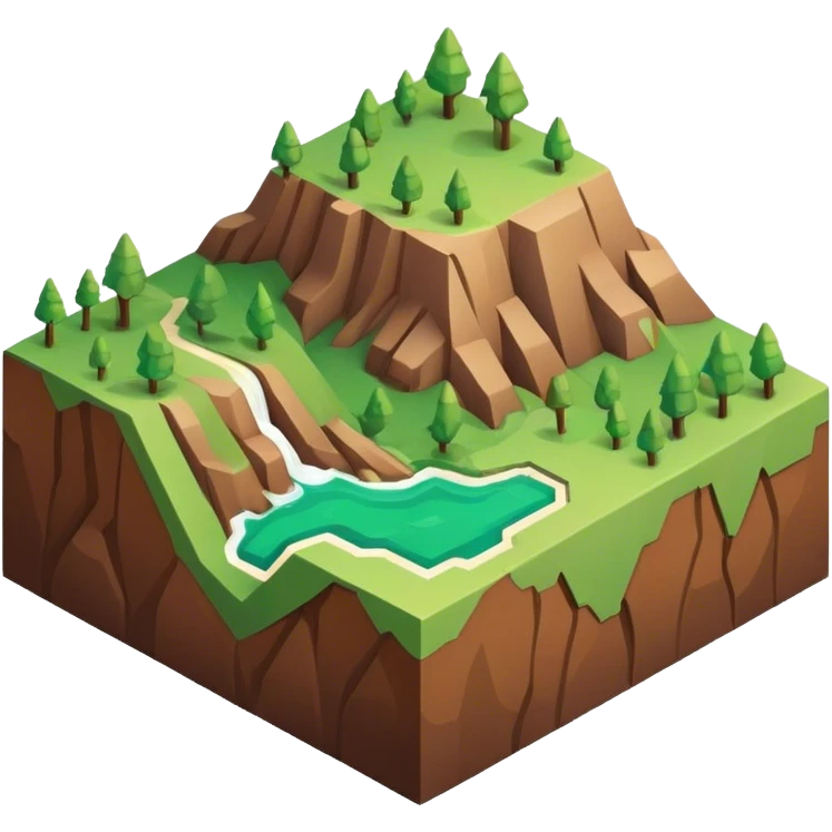isometric terrain tile emoji
