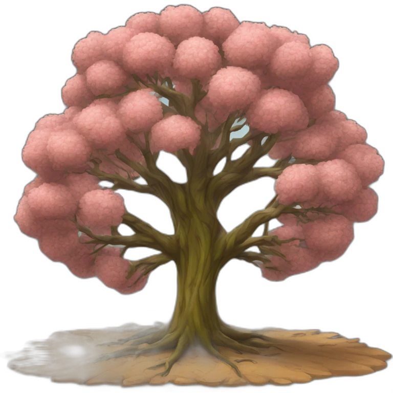 Un arbre sense fulles emoji
