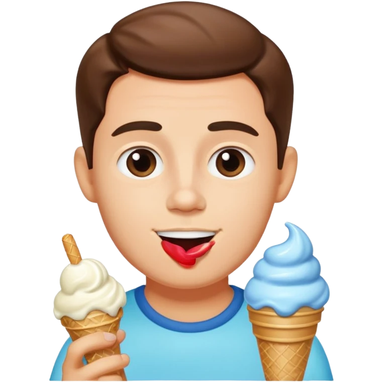 Benson Boone moonbeam ice cream emoji