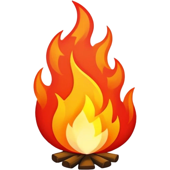 red fire emoji