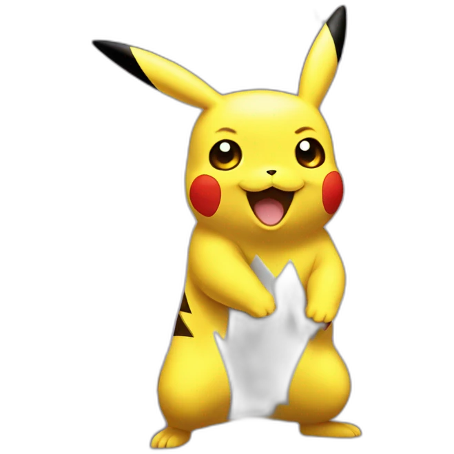 Pikachu electric emoji