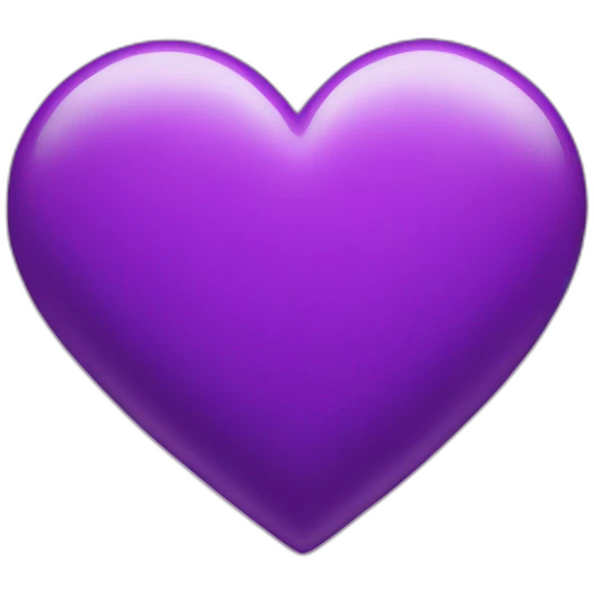 purple heart emoji