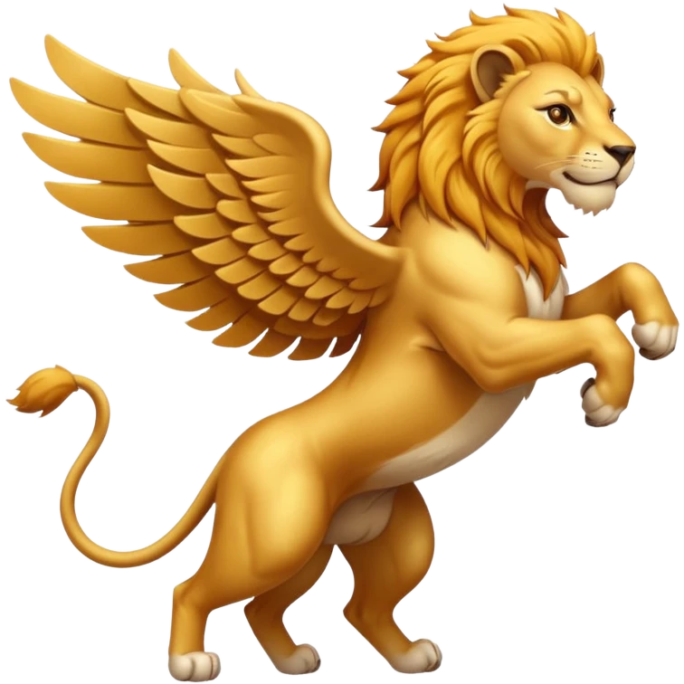 Flying lion  emoji