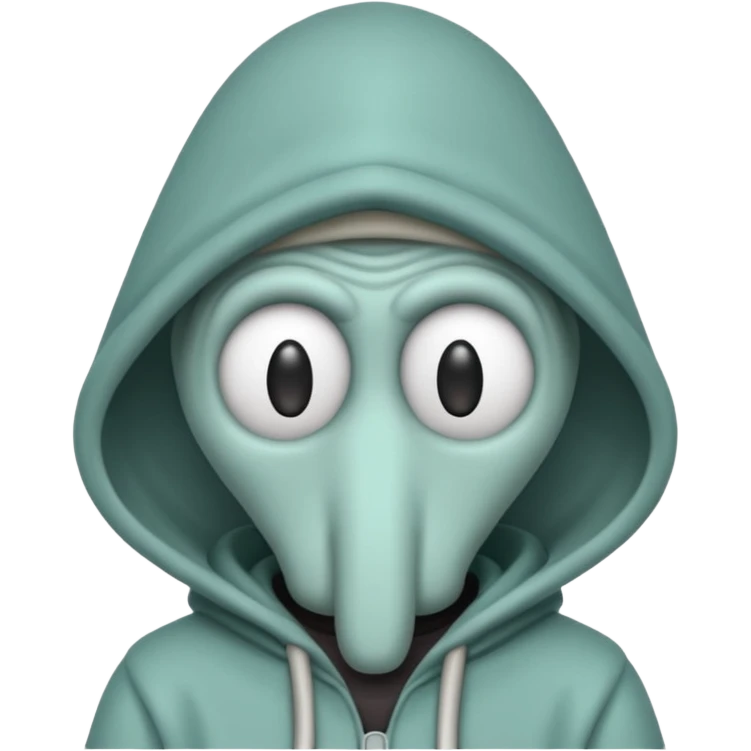 Squidward in the hood emoji