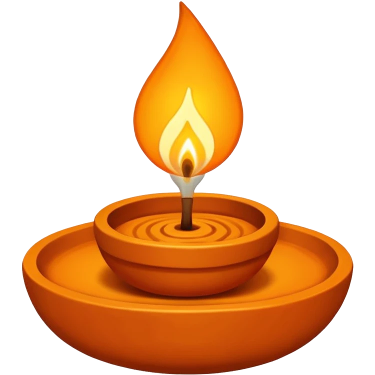 diya, with oil. emoji