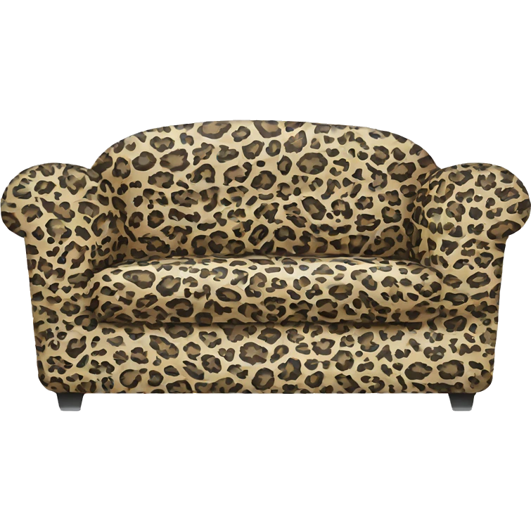 animal print on white backdrop emoji