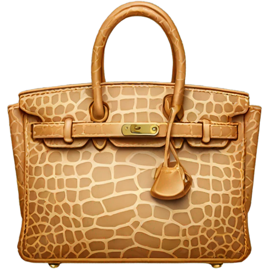 Exotic birkin bag emoji