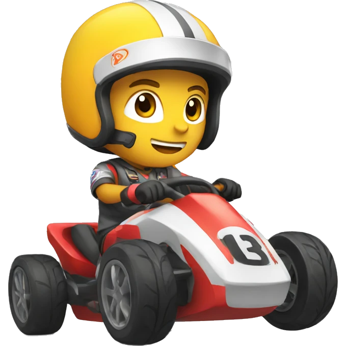 Gamer racing emoji