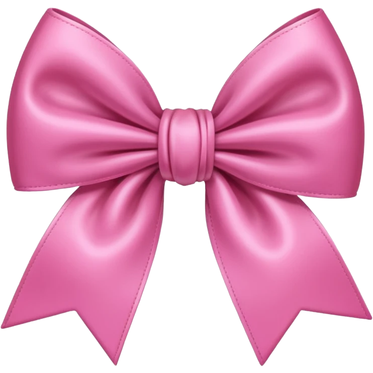 Moño lindo rosa  emoji