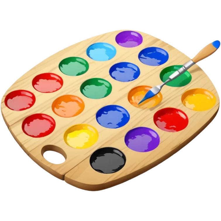 paint palette  emoji