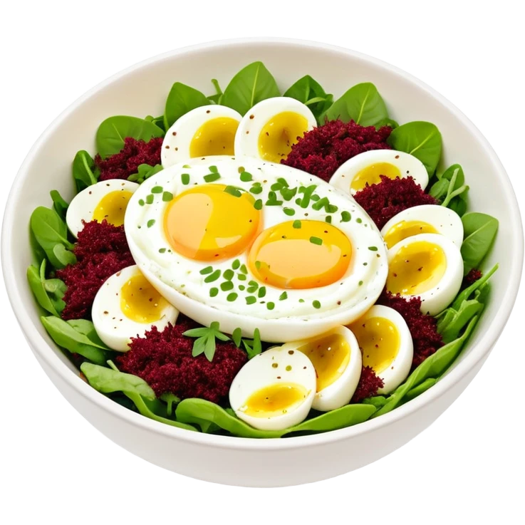 Egg, Labneh and Sumac Salad Bowls
 emoji