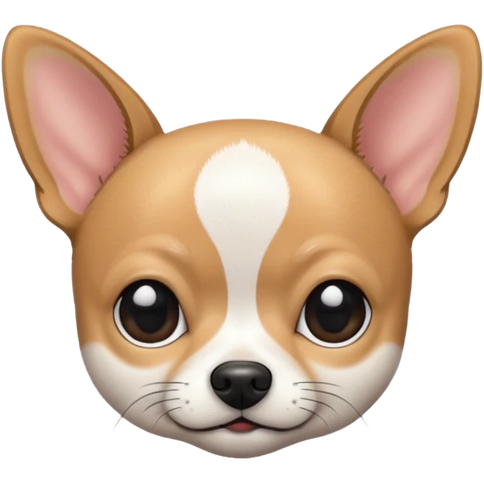 A black and white chihuahua  emoji