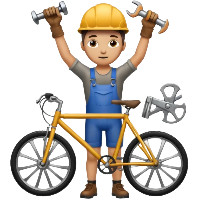 cycle repair with wrench emoji