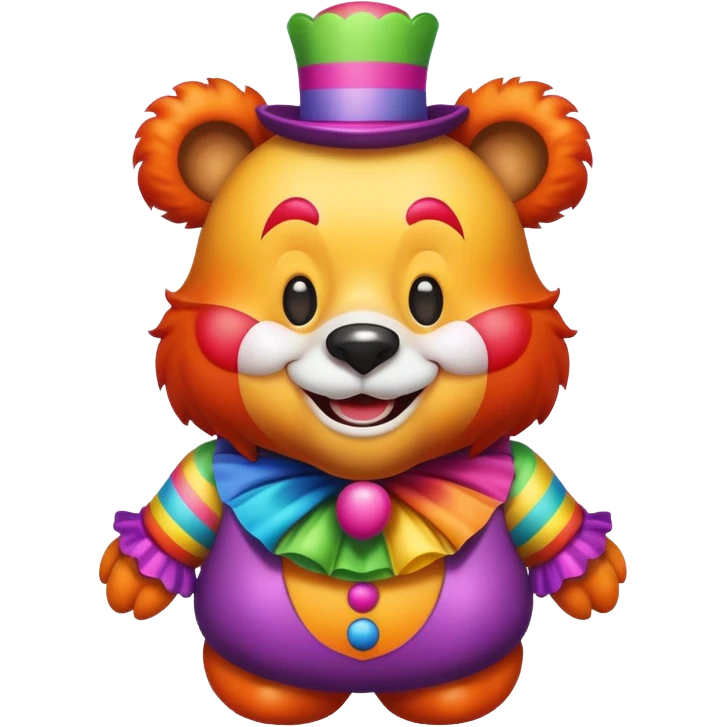bear clown emoji