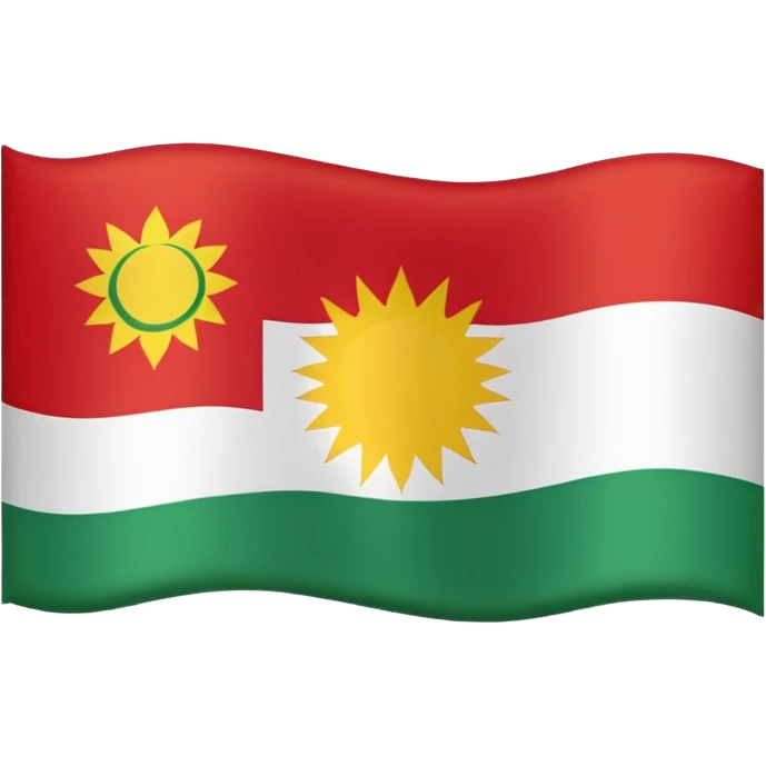KURDİSTAN FLAG emoji