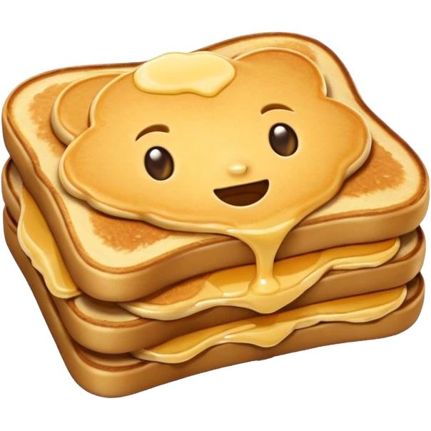 a pancake on toast emoji