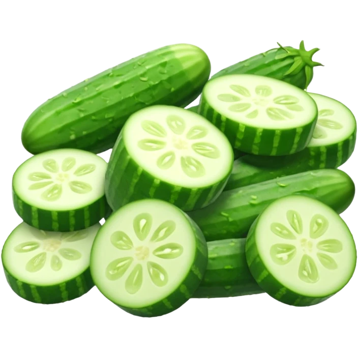 cucumber Chopped into small pieces    emoji