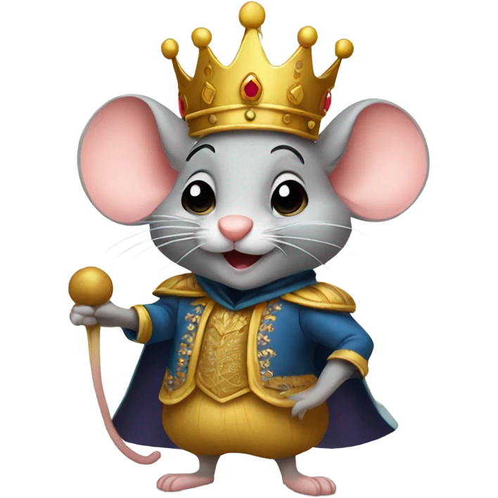 ballet Mouse king  emoji