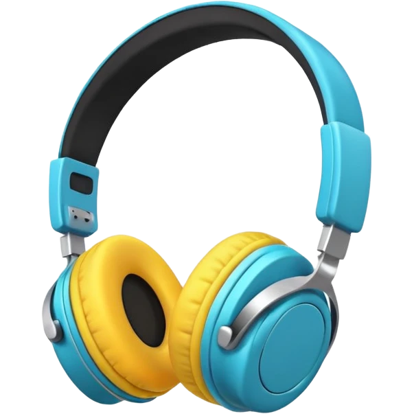 музыка из наушников
 emoji