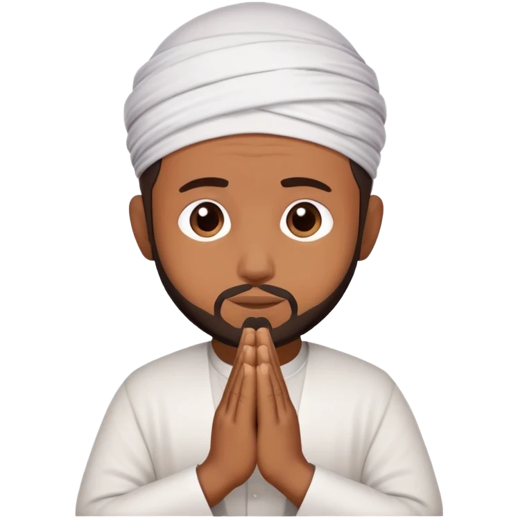 muslim man praying salah emoji