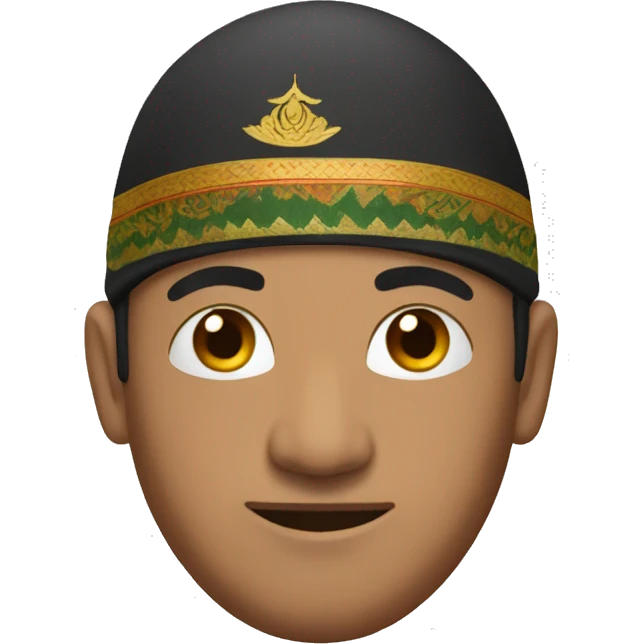 Nepal asian man wth a Dhaka topi  emoji