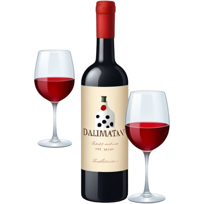 Dalmatian wine emoji